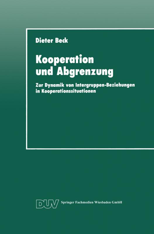 Cover-Bild Kooperation und Abgrenzung