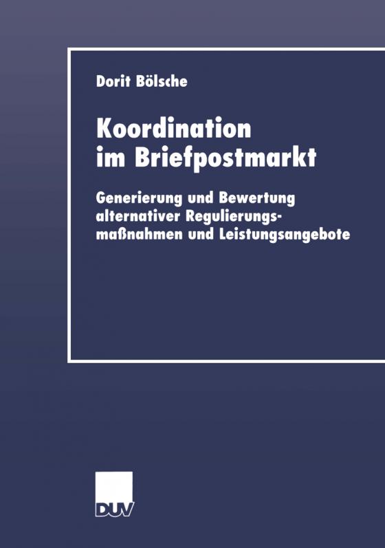 Cover-Bild Koordination im Briefpostmarkt