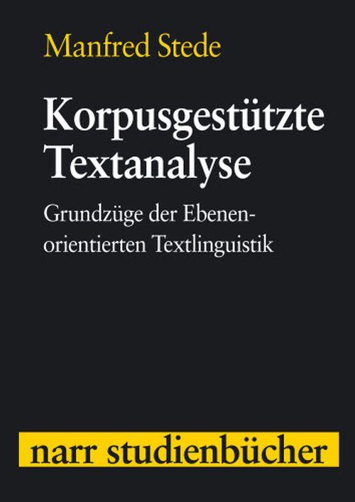 Cover-Bild Korpusgestützte Textanalyse