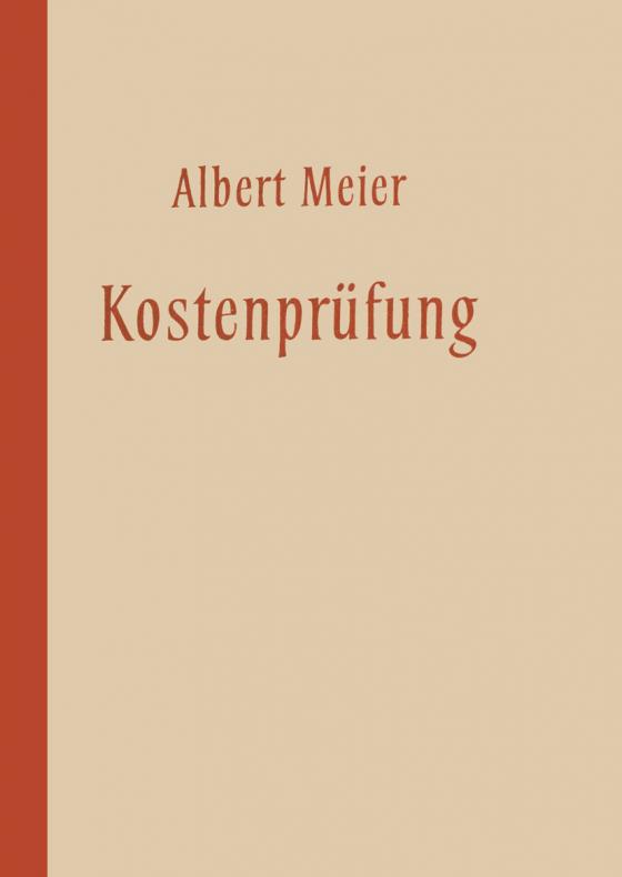 Cover-Bild Kostenprüfung