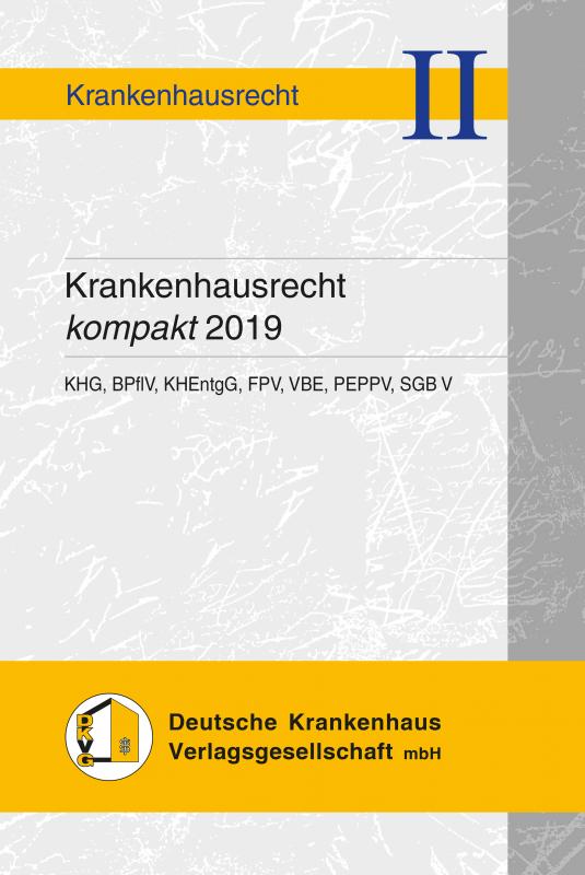 Cover-Bild Krankenhausrecht kompakt 2019