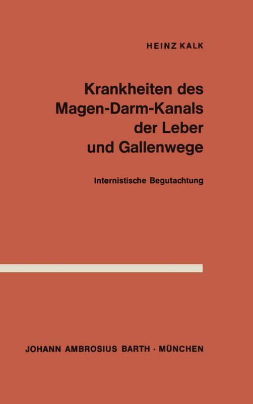 Cover-Bild Krankheiten des Magen-Darm-Kanals, der Leber und Gallenwege