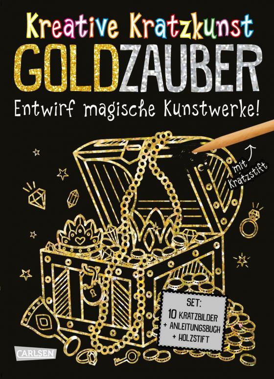 Cover-Bild Kratzbilder für Kinder: Kreative Kratzkunst: Goldzauber