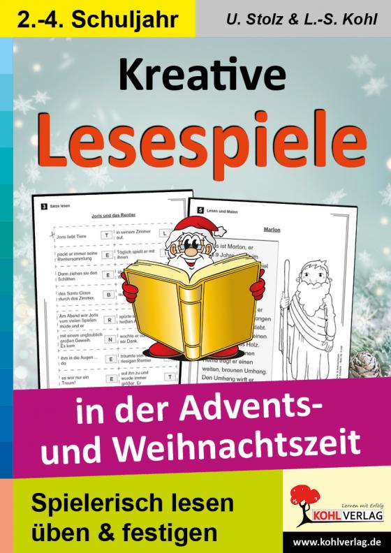Cover-Bild Kreative Lesespiele in der Advents- und Weihnachtszeit