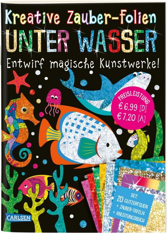 Cover-Bild Kreative Zauber-Folien: Unter Wasser: Set mit 10 Zaubertafeln, 20 Folien und Anleitungsbuch