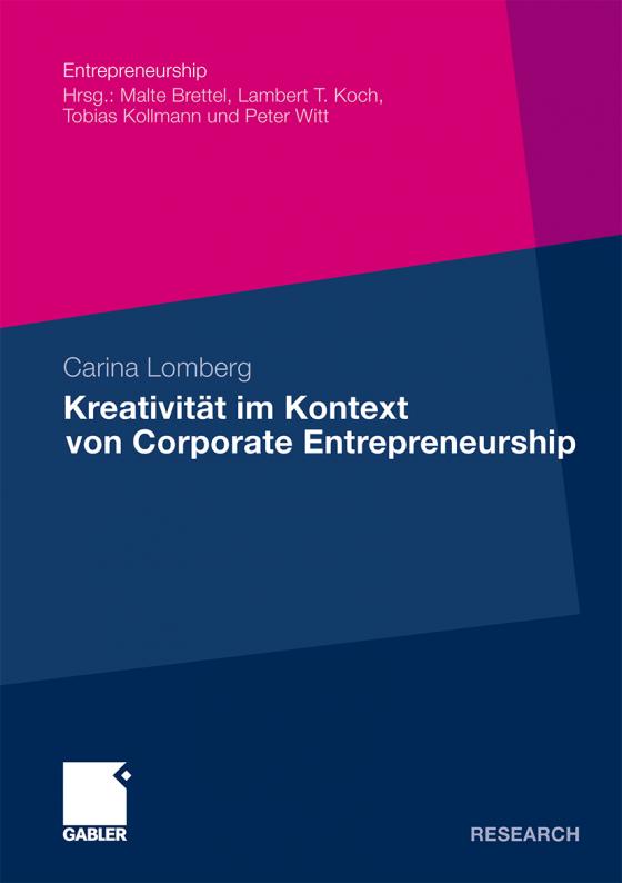 Cover-Bild Kreativität im Kontext von Corporate Entrepreneurship
