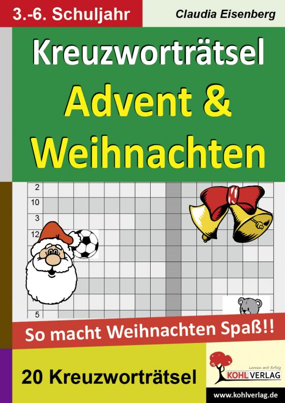 Cover-Bild Kreuzworträtsel Advent & Weihnachten