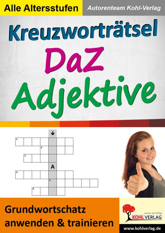 Cover-Bild Kreuzworträtsel DaZ - Adjektive