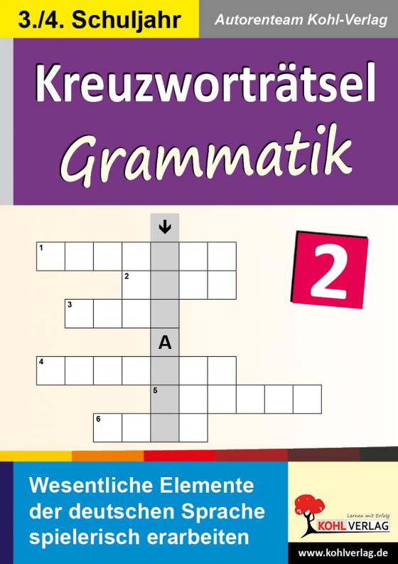 Cover-Bild Kreuzworträtsel Grammatik