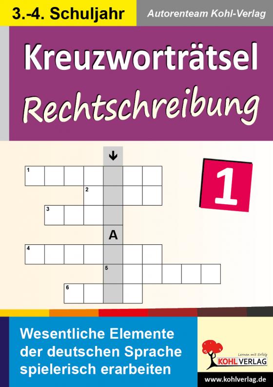 Cover-Bild Kreuzworträtsel Rechtschreibung