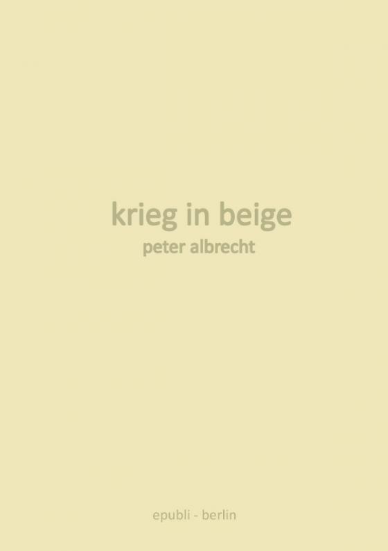 Cover-Bild krieg in beige