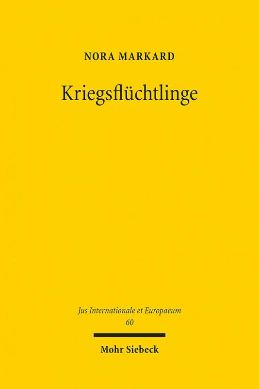 Cover-Bild Kriegsflüchtlinge