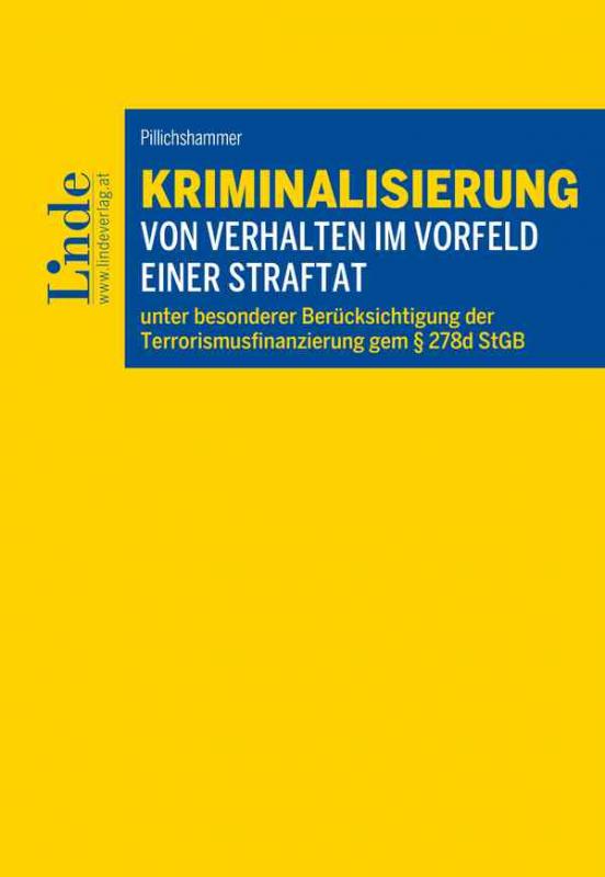 Cover-Bild Kriminalisierung von Verhalten im Vorfeld einer Straftat