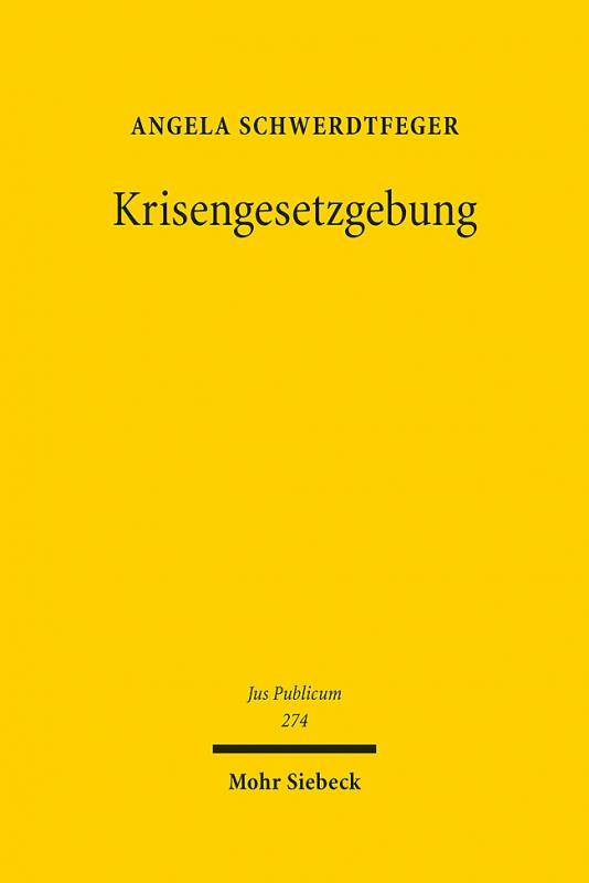 Cover-Bild Krisengesetzgebung