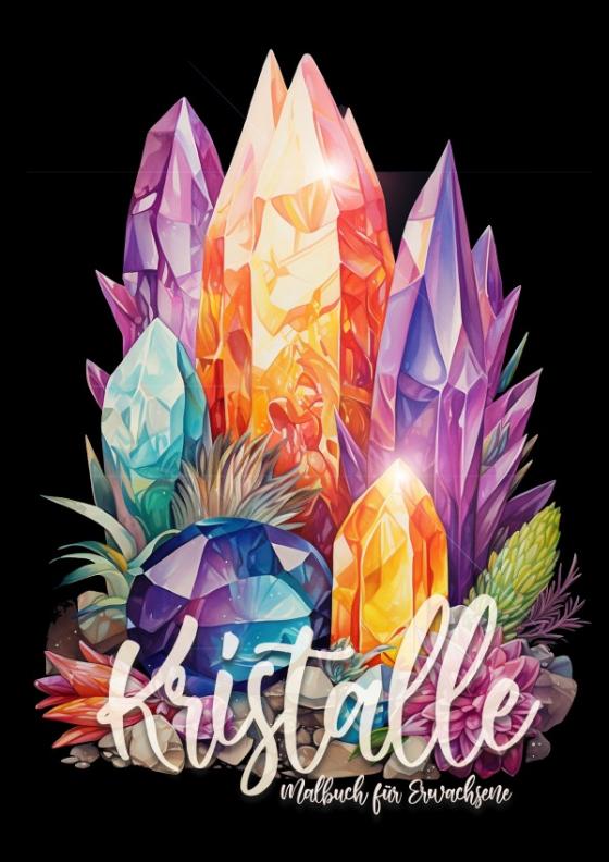 Cover-Bild Kristalle Malbuch für Erwachsene
