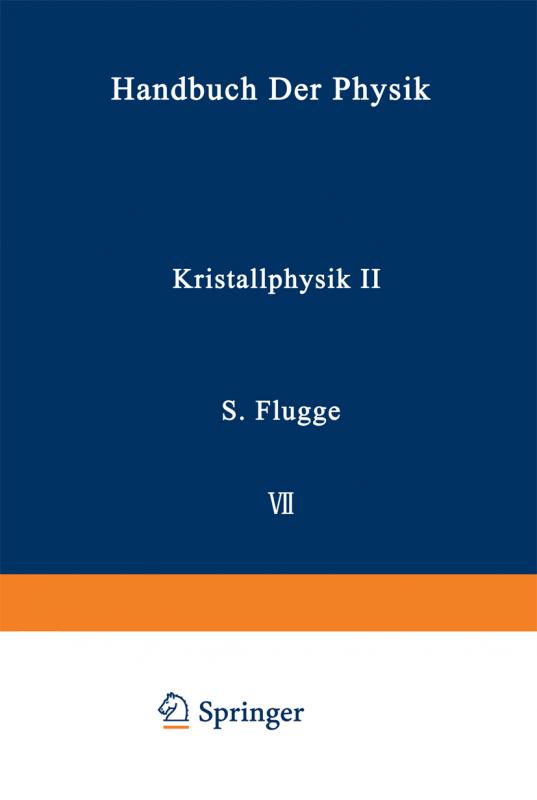 Cover-Bild Kristallphysik II / Crystal Physics II