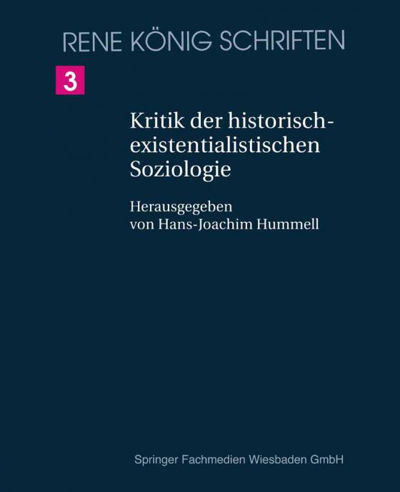 Cover-Bild Kritik der historischexistenzialistischen Soziologie