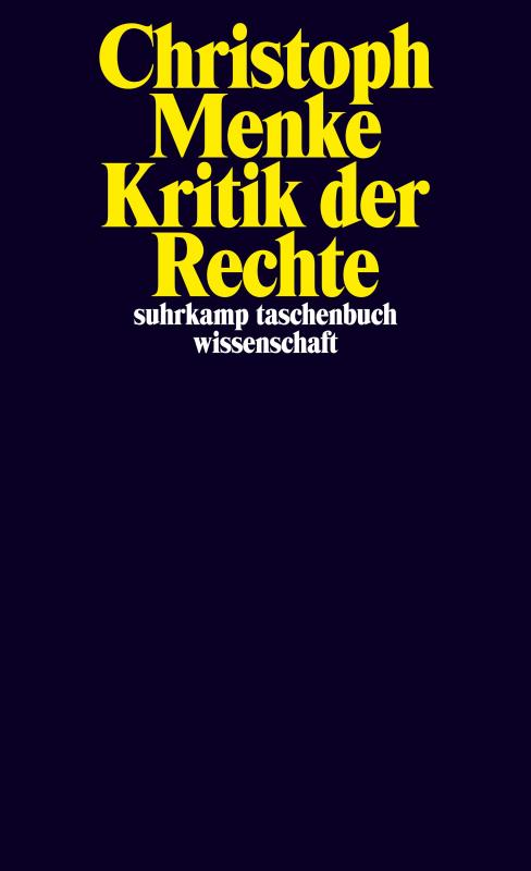 Cover-Bild Kritik der Rechte