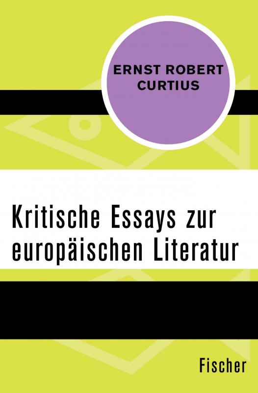 Cover-Bild Kritische Essays zur europäischen Literatur