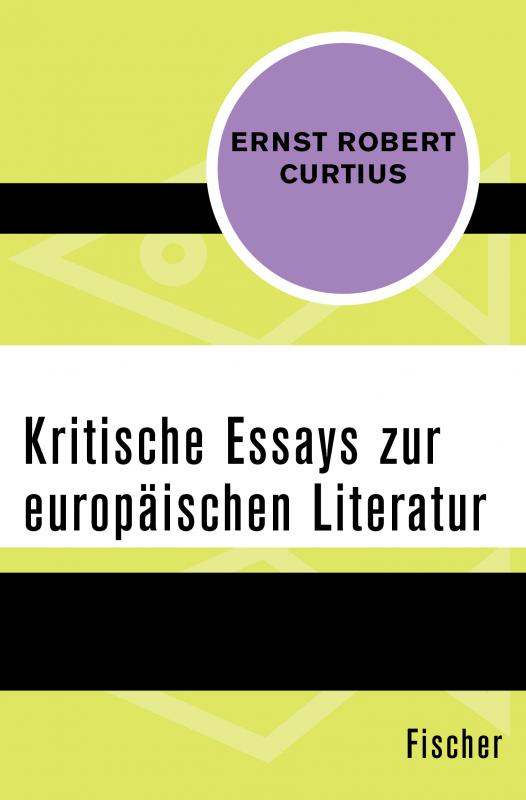 Cover-Bild Kritische Essays zur europäischen Literatur