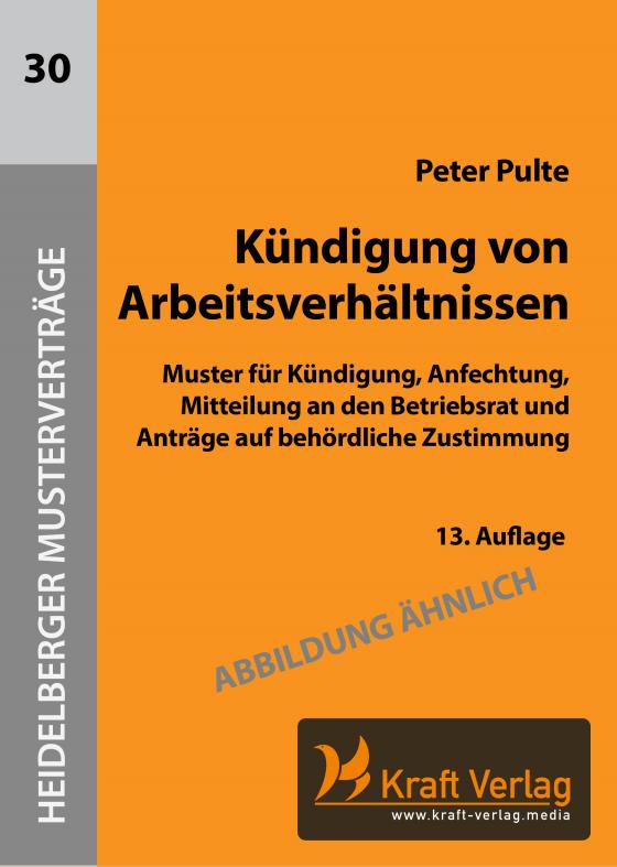 Cover-Bild Kündigung von Arbeitsverhältnissen