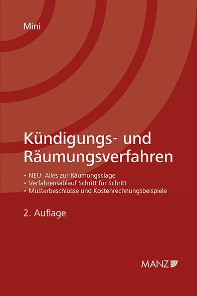 Cover-Bild Kündigungs- und Räumungsverfahren