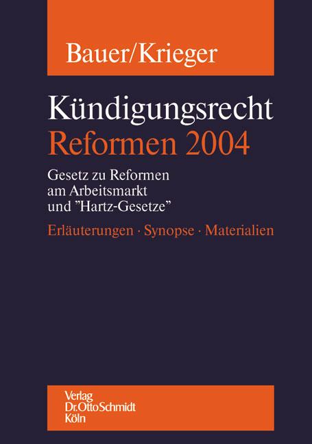 Cover-Bild Kündigungsrecht - Reformen 2004