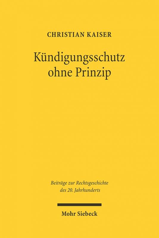 Cover-Bild Kündigungsschutz ohne Prinzip