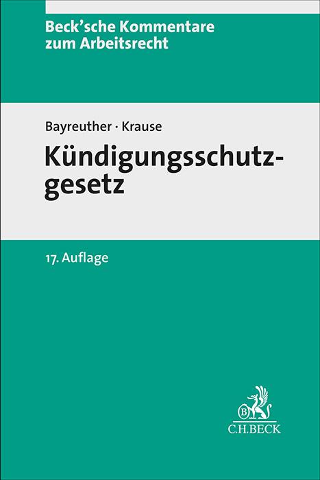 Cover-Bild Kündigungsschutzgesetz