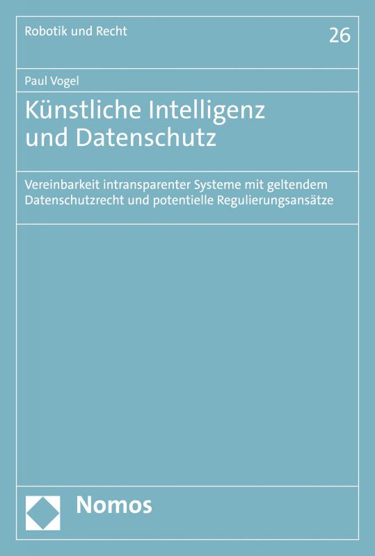 Cover-Bild Künstliche Intelligenz und Datenschutz