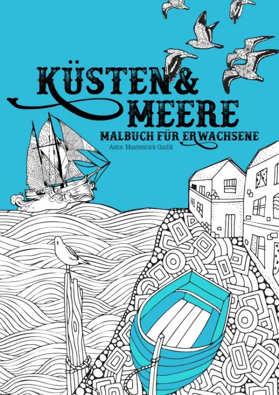 Cover-Bild Küsten & Meere Malbuch für Erwachsene