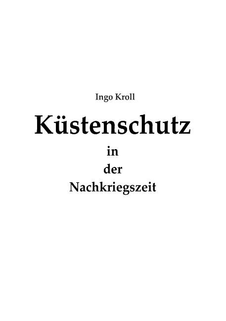 Cover-Bild Küstenschutz in der Nachkriegszeit