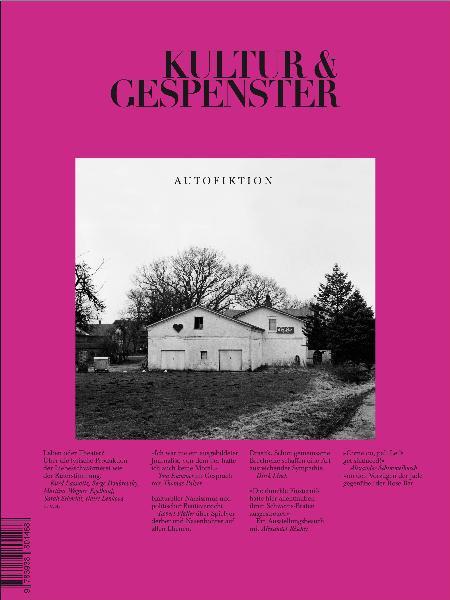 Cover-Bild Kultur & Gespenster / Autofiktion