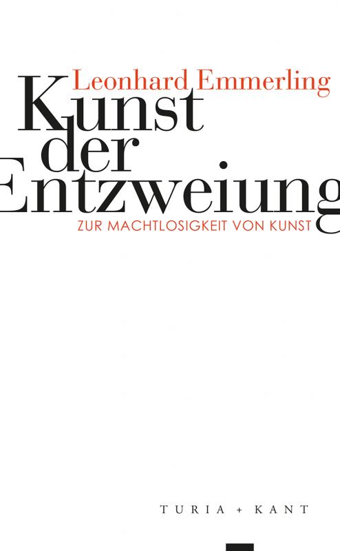 Cover-Bild Kunst der Entzweiung