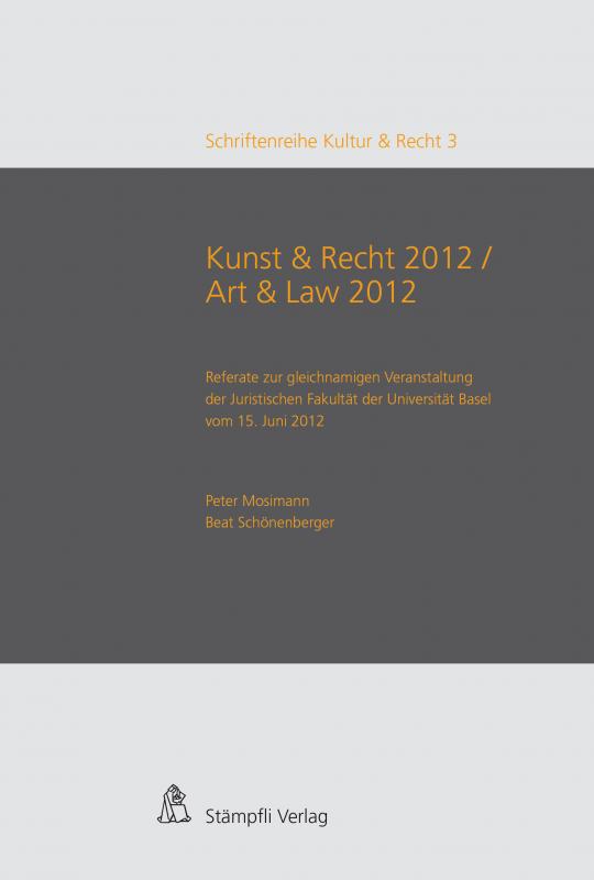 Cover-Bild Kunst & Recht 2012 / Art & Recht