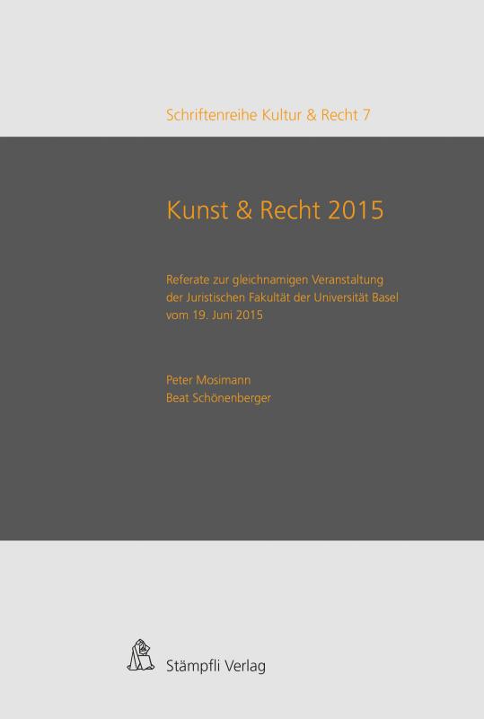 Cover-Bild Kunst & Recht 2015 / Art & Law 2015