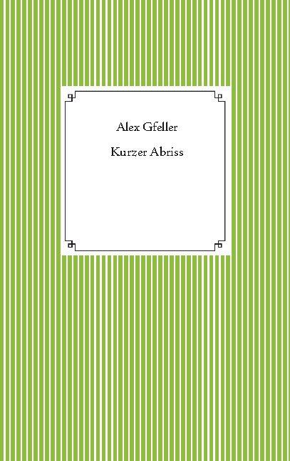 Cover-Bild Kurzer Abriss