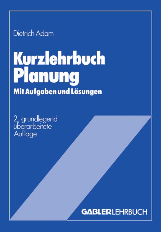 Cover-Bild Kurzlehrbuch Planung