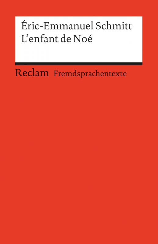 Cover-Bild L'enfant de Noé. Französischer Text mit deutschen Worterklärungen. B2 (GER)