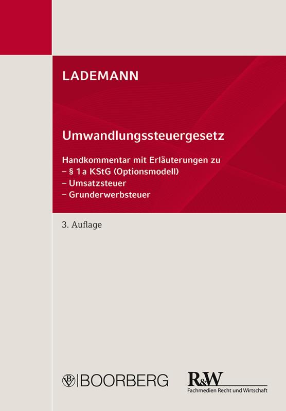 Cover-Bild LADEMANN, Umwandlungssteuergesetz