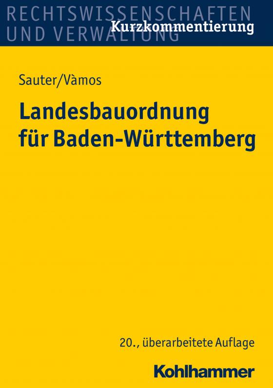 Cover-Bild Landesbauordnung für Baden-Württemberg