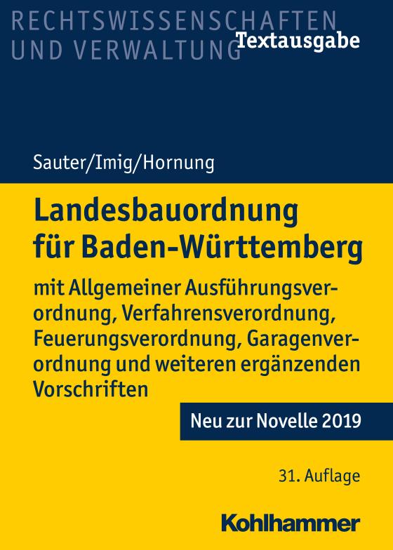 Cover-Bild Landesbauordnung für Baden-Württemberg