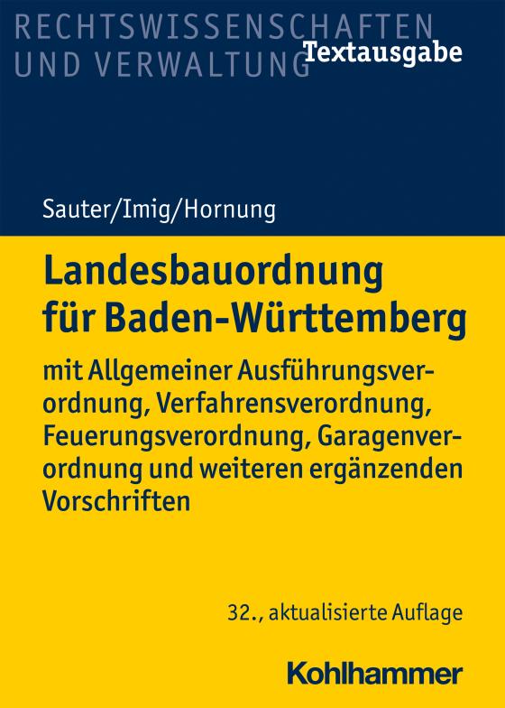 Cover-Bild Landesbauordnung für Baden-Württemberg