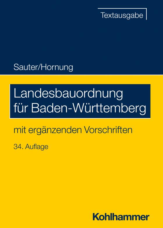 Cover-Bild Landesbauordnung für Baden-Württemberg