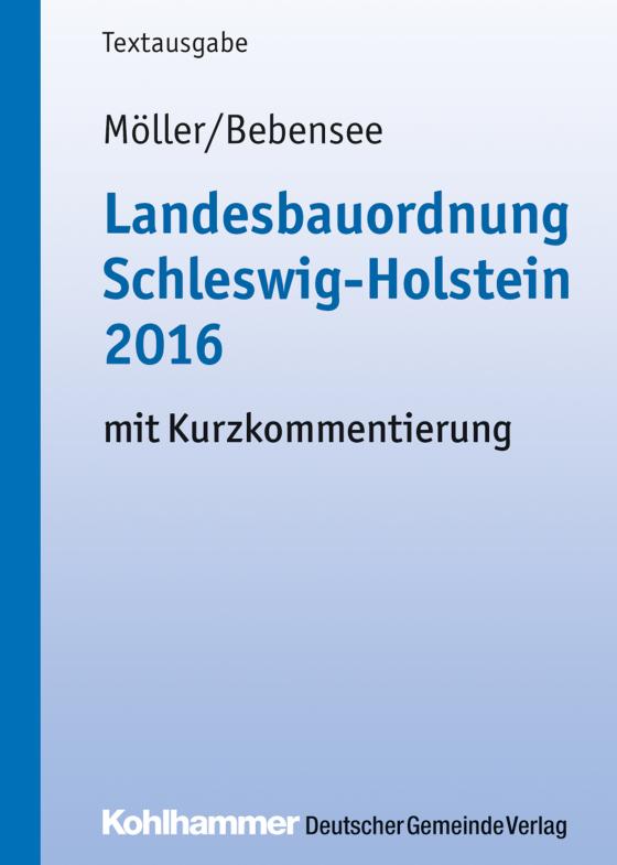 Cover-Bild Landesbauordnung Schleswig-Holstein 2016