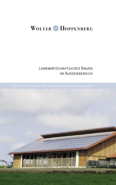 Cover-Bild Landwirtschaftliches Bauen im Außenbereich