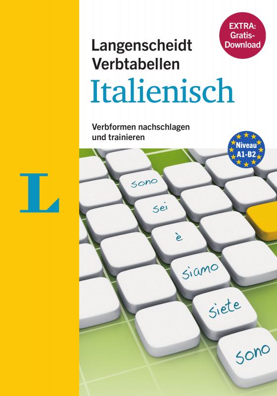 Cover-Bild Langenscheidt Verbtabellen Italienisch - Inklusive Konjugationstrainer zum Download