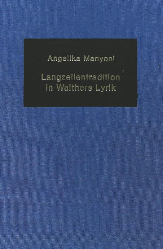 Cover-Bild Langzeilentradition in Walthers Lyrik