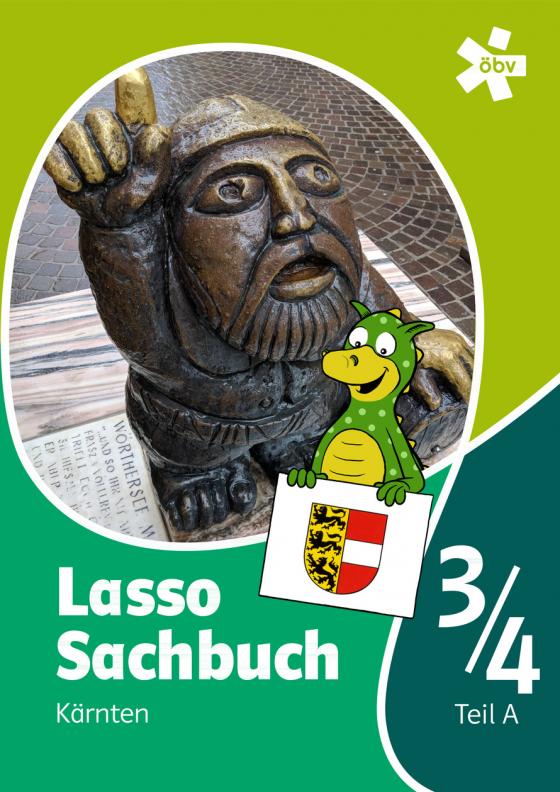 Cover-Bild Lasso Sachbuch 3/4 mit Regionalseiten Kärnten, Schülerbuch