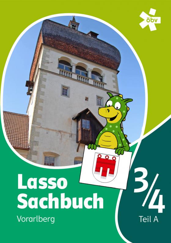 Cover-Bild Lasso Sachbuch 3/4 mit Regionalseiten Vorarlberg, Schülerbuch